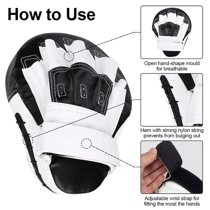 Premium Kickboxing Target Pad – Muay Thai Training Equipment for MMA, Karate & Sanda – Boxer Gloves for Kids & Adults – Free Fight Sports Gear for Martial Arts Training